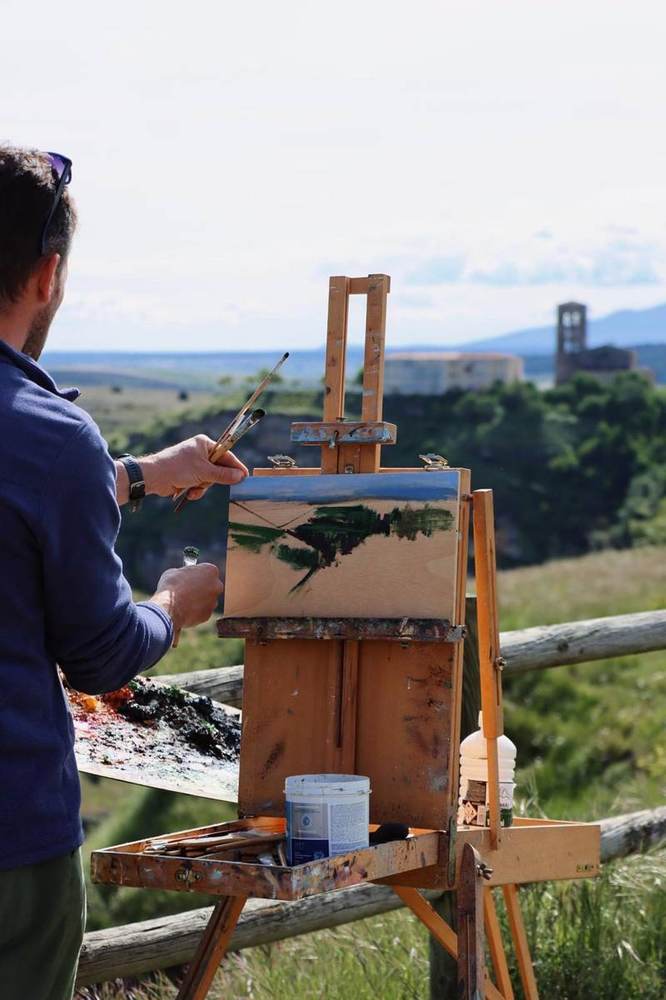 Pintando las Hoces del Duratón